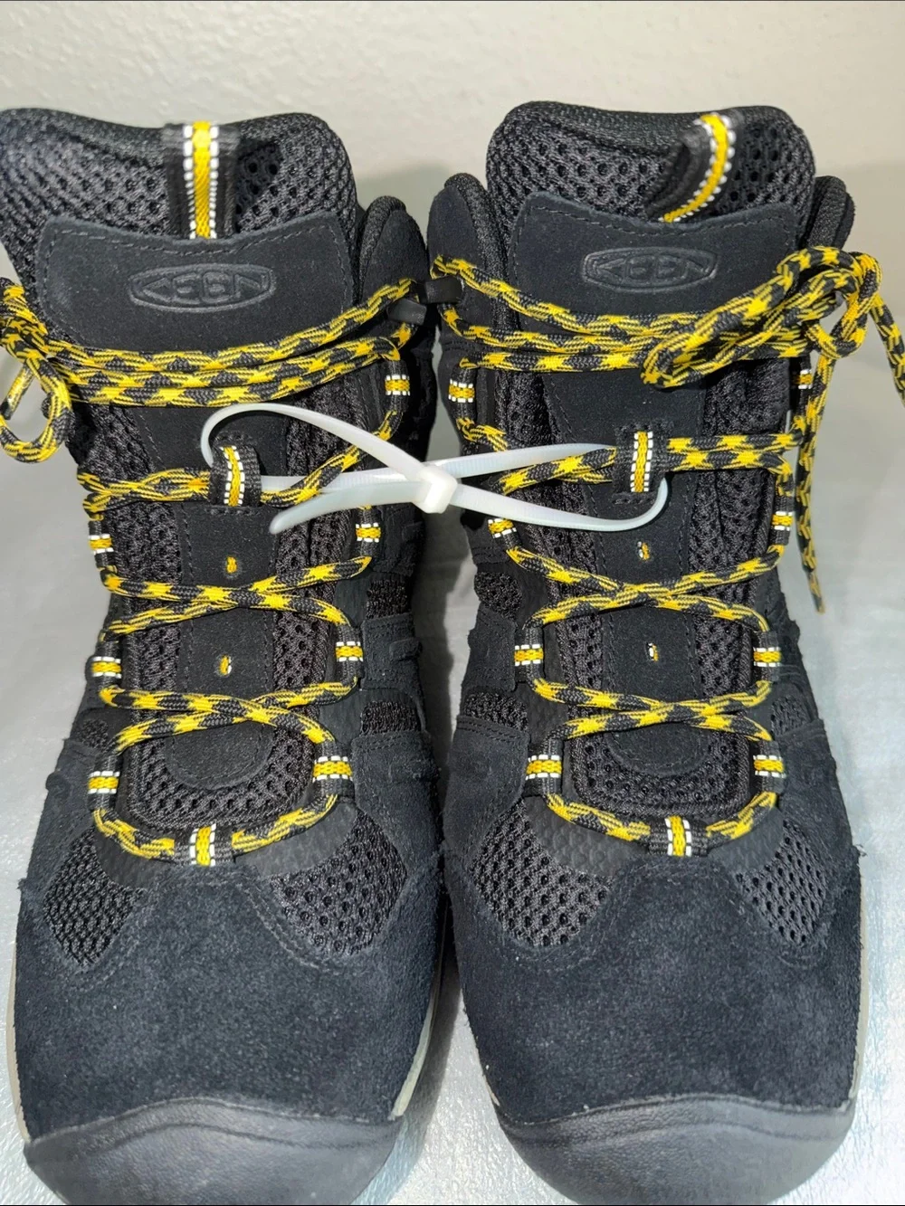Keen  Black Sneakers with Yellow Accents